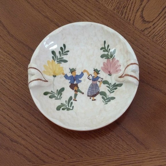 Vintage Authentic "Rare" Alpine Peasant Ware Candy Dish - Picture 3 of 5